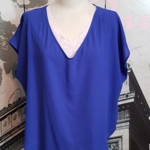Lush | Blue Blouse | Size XL